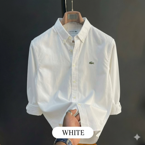 Lacoste Men&amp;amp;#039;s Classic Fit Casual Cotton Shirt